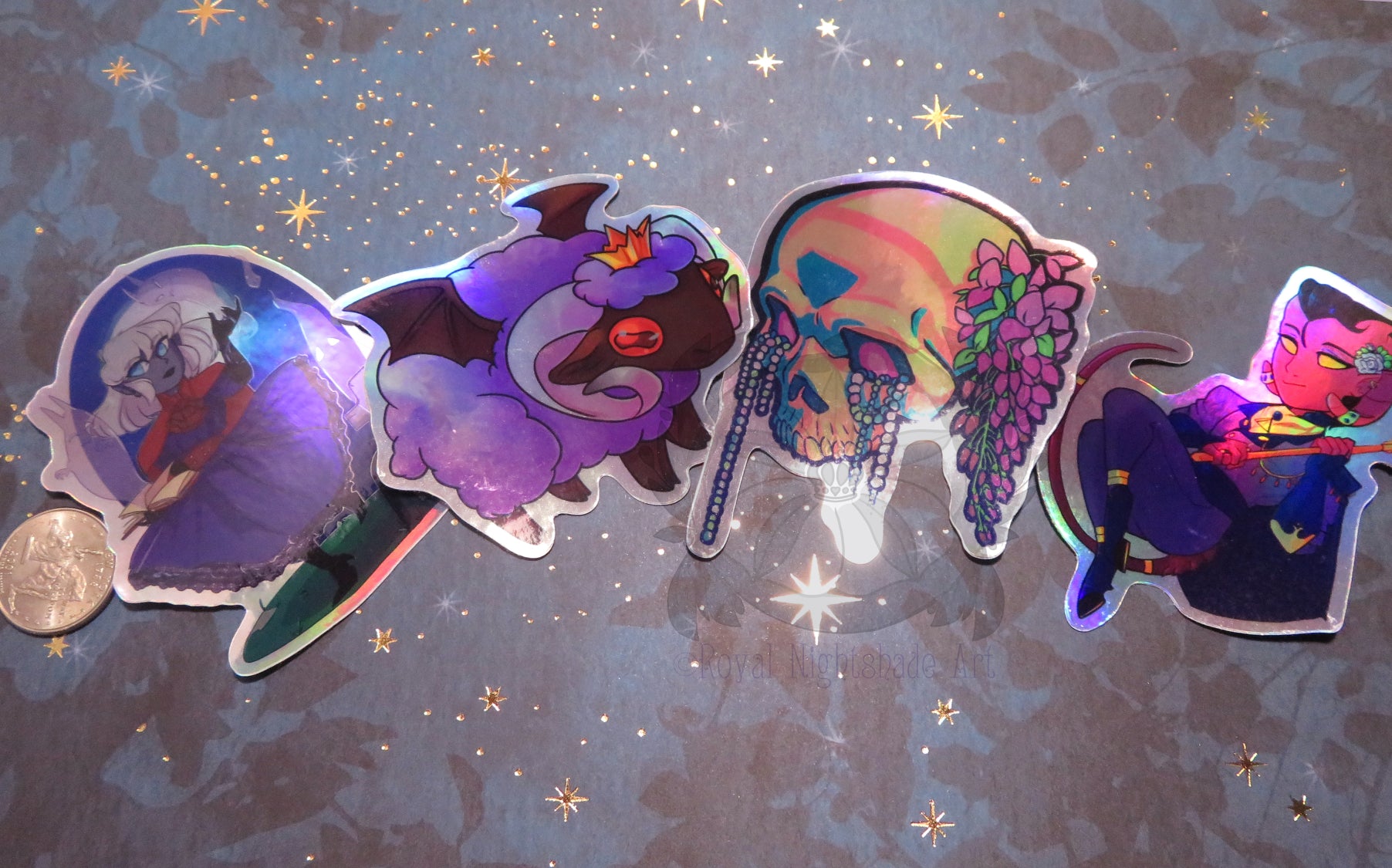 Holographic Stickers 3"
